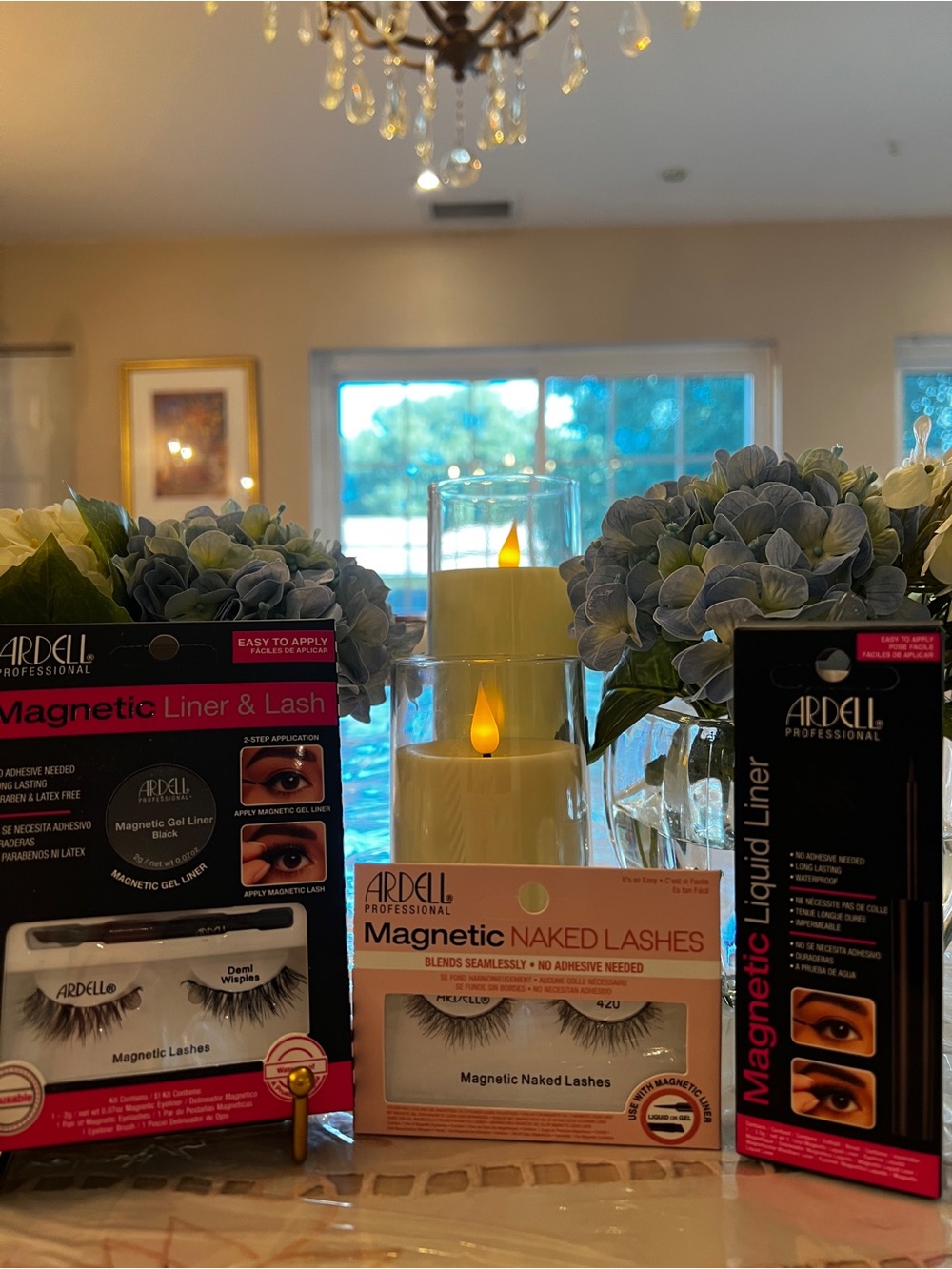 Ardell Magnetic Lashes & Liner Bundle Demi Wispies Naked 420 New